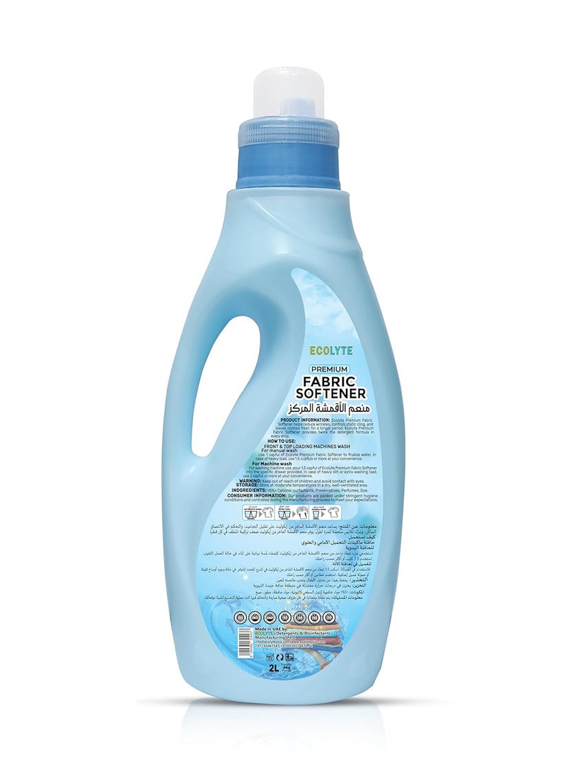 ECOLYTE+ Ocean Breeze Fabric Softener - 2 Liter - Image 1